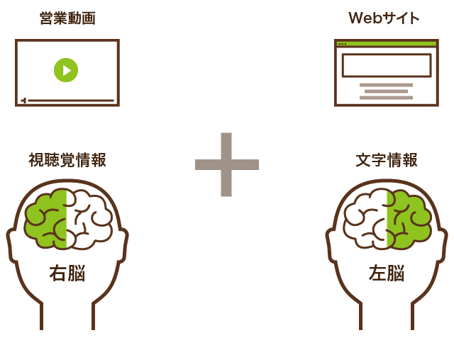 【視聴覚＝右脳】＊【文字＝左脳】のシナジー